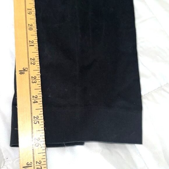 Banana Republic Hampton Fit Black Cotton Pants Size 8 Womens Trousers - Picture 7 of 7